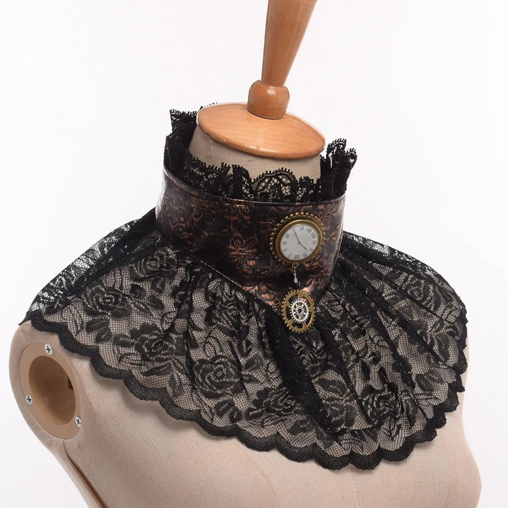 Vintage lace detachable neck collars