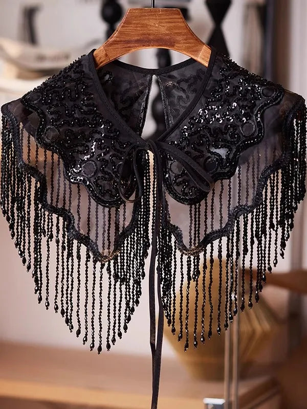 Vintage embroidered collar