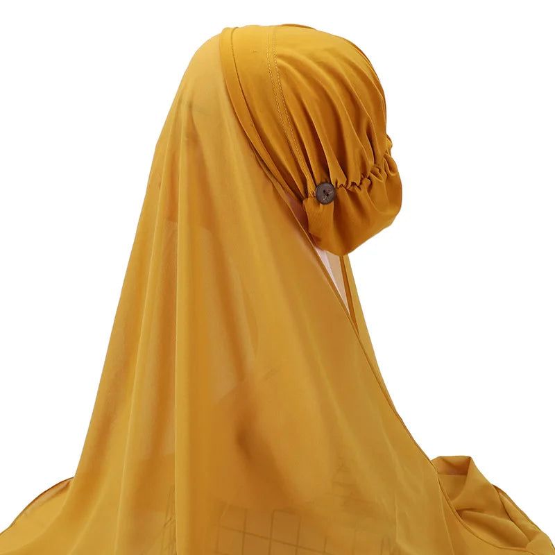 Instant chiffon hijab