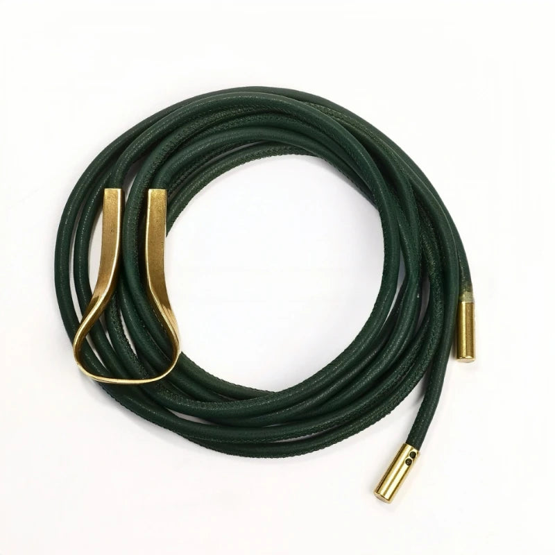 Minimalist thin PU leather belt