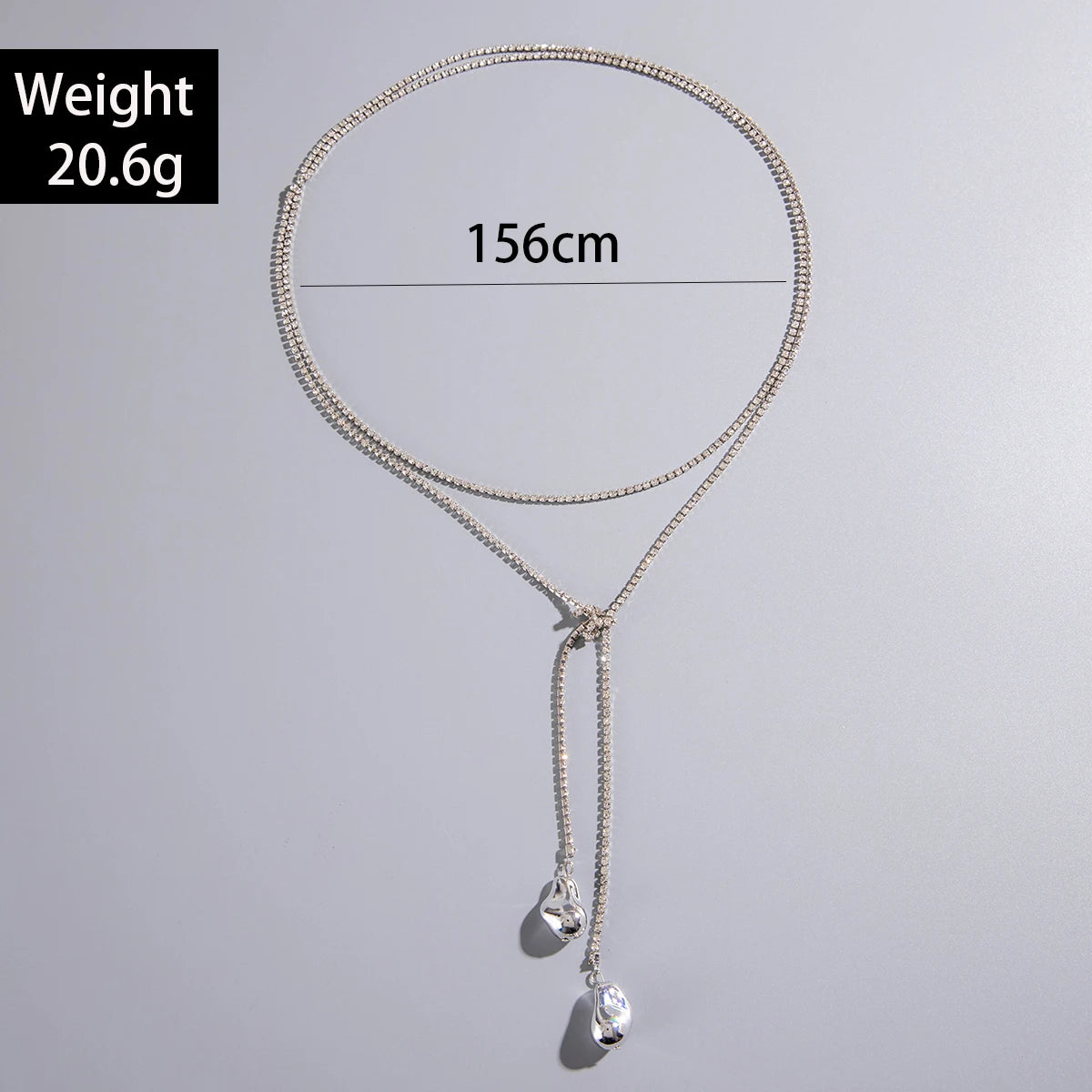 Elegant snake chain necklace