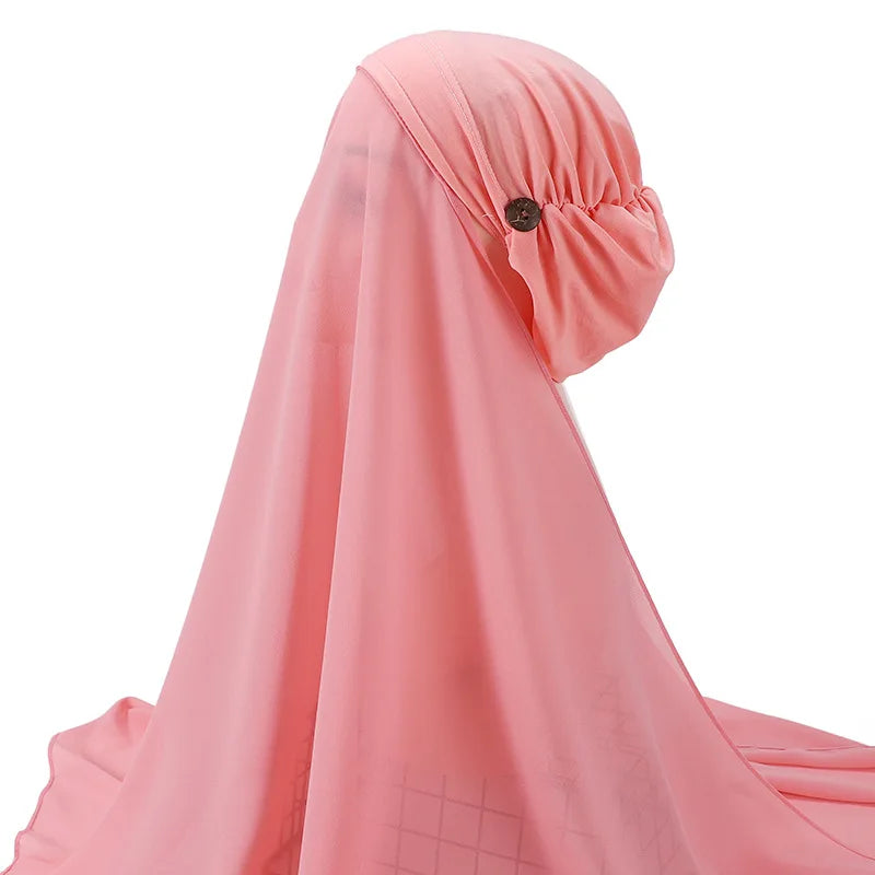 Instant chiffon hijab
