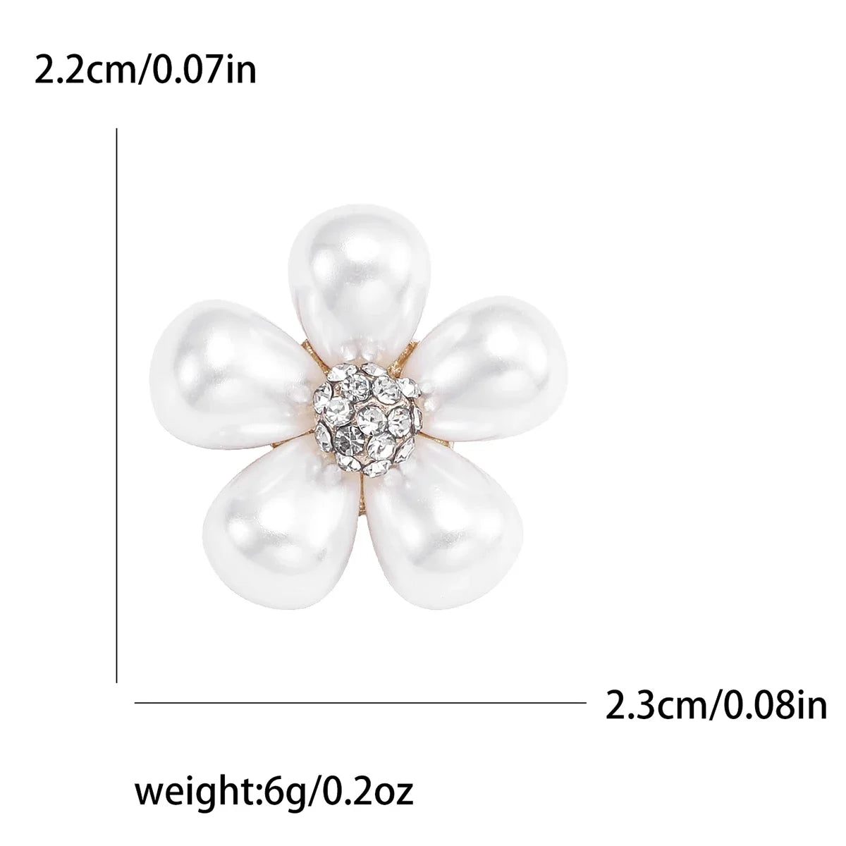 Stylish pearl brooches