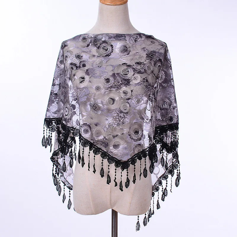 Colorful printed shawl