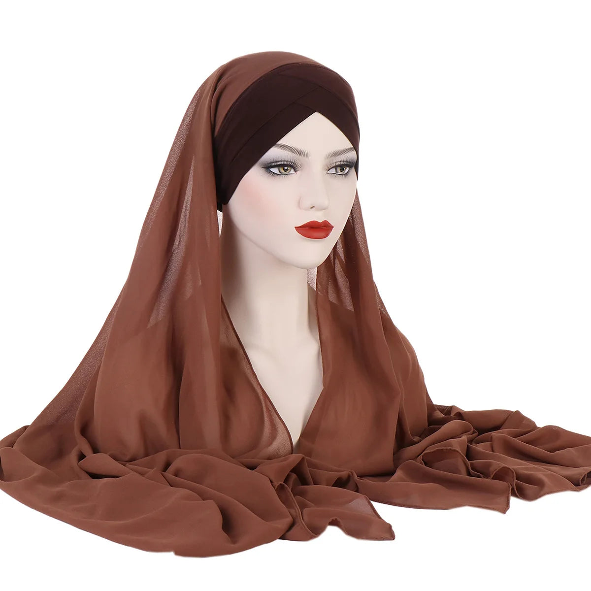 Instant chiffon hijab