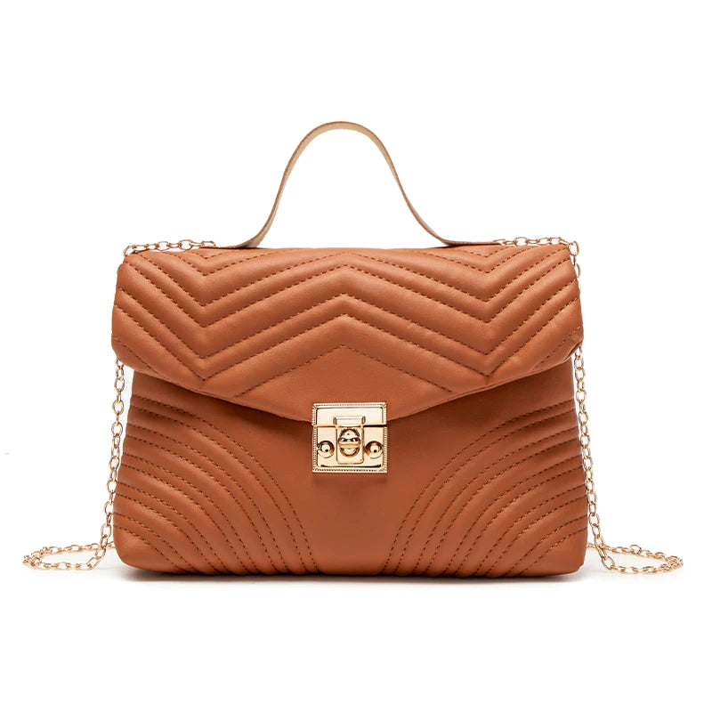 Soft PU satchel-inspired handbag