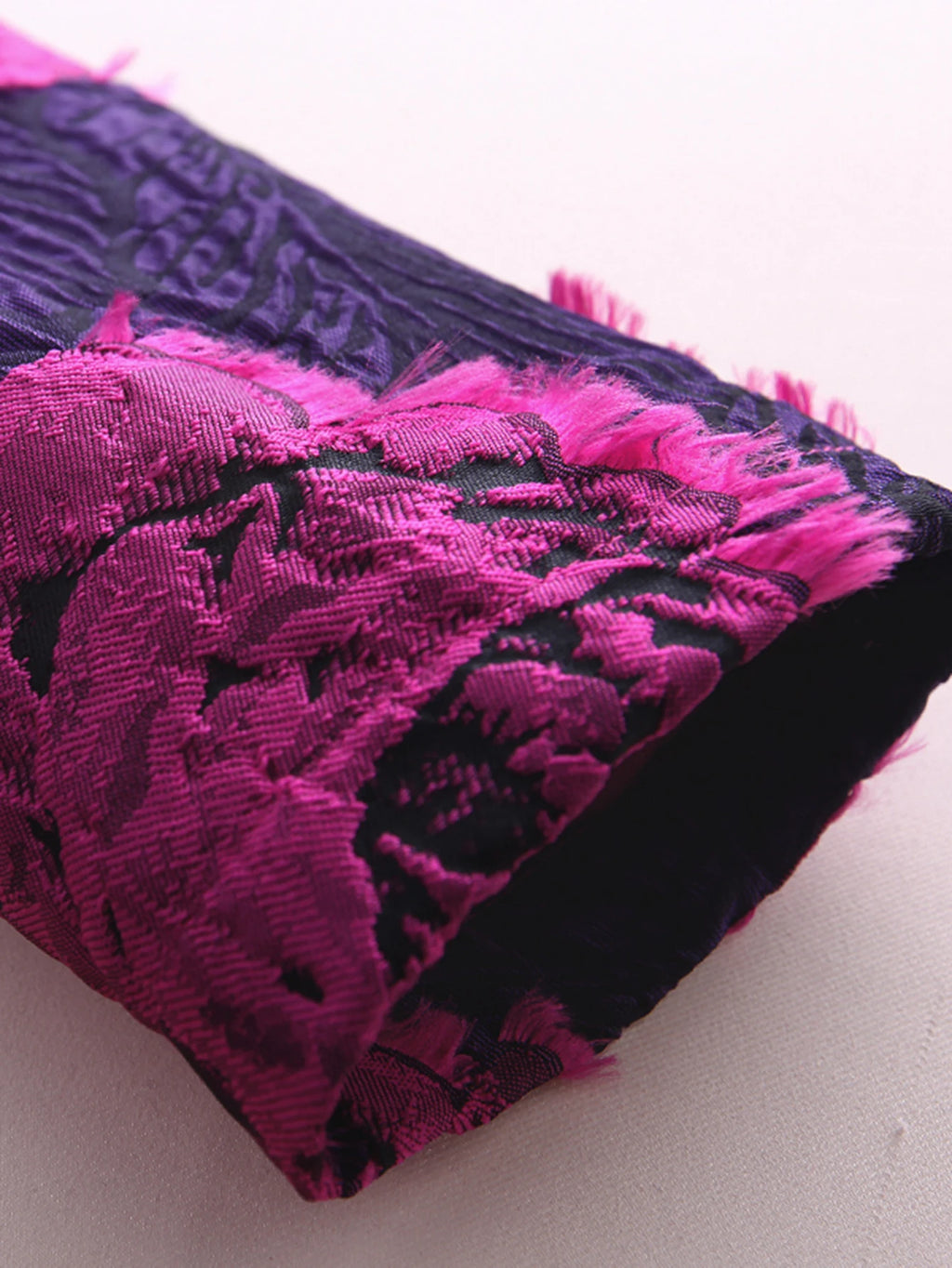 Exquisite floral Jacquard dress