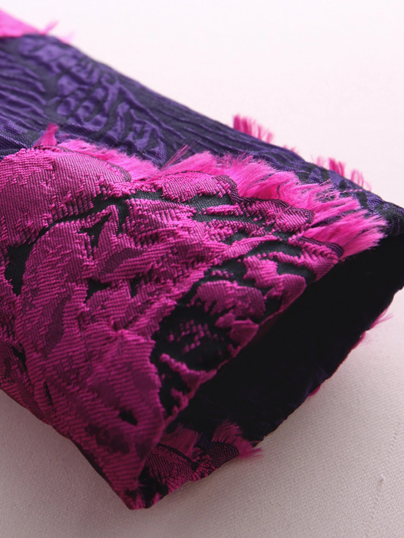 Exquisite floral Jacquard dress