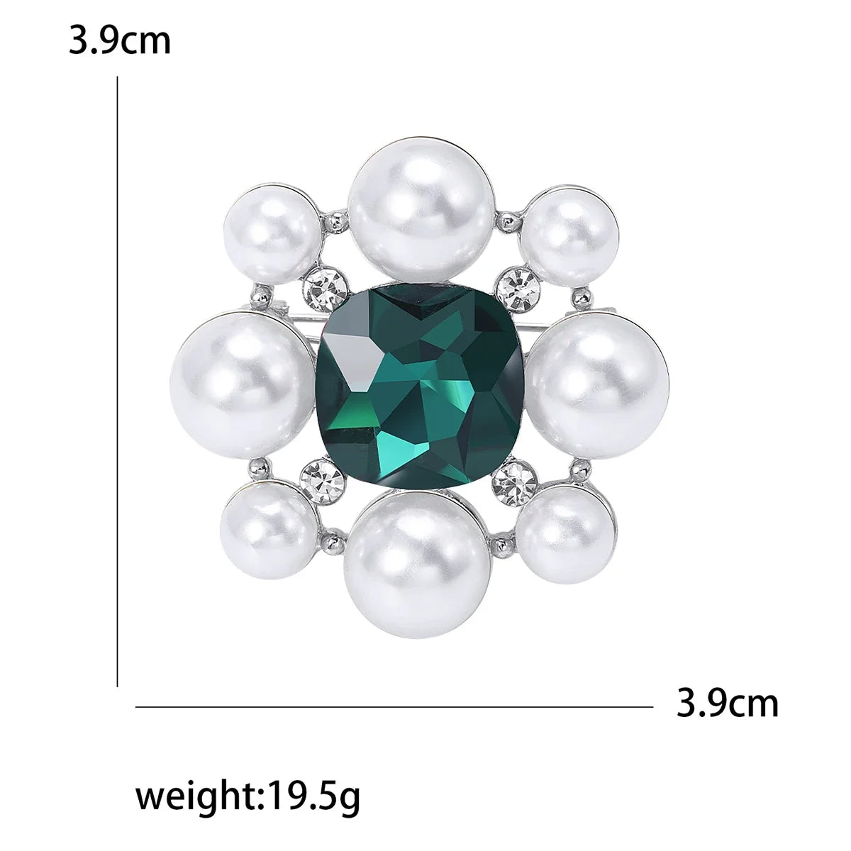 Stylish pearl brooches