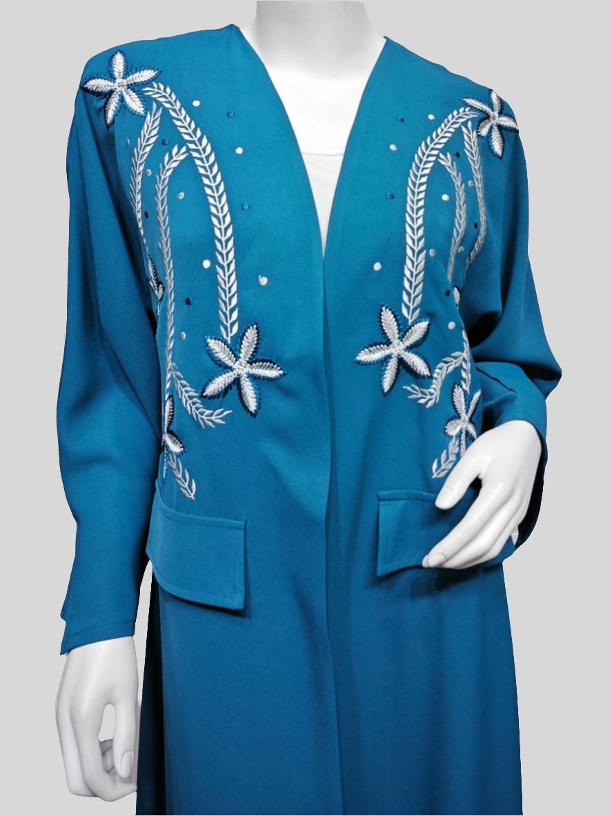 Embroidered abaya