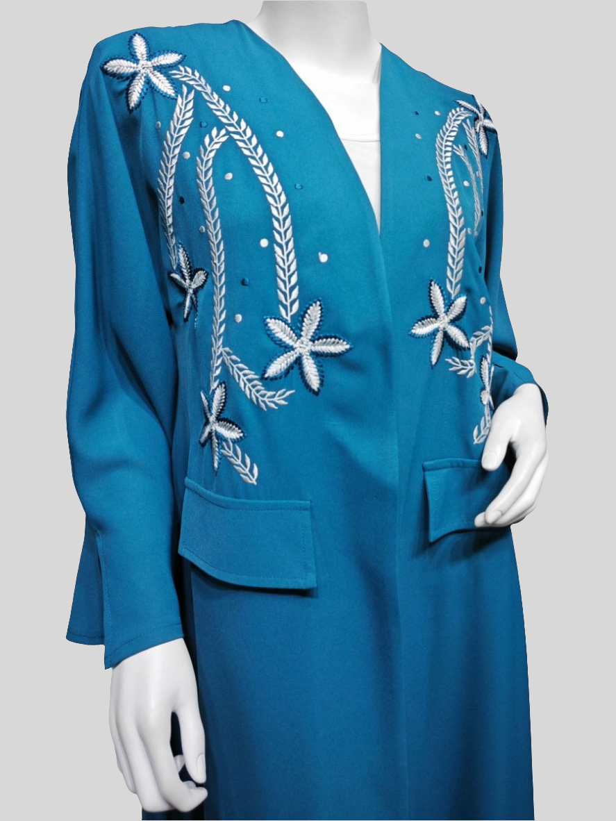 Embroidered abaya