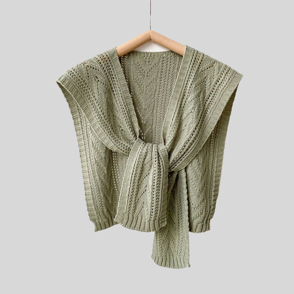 Knit shawl