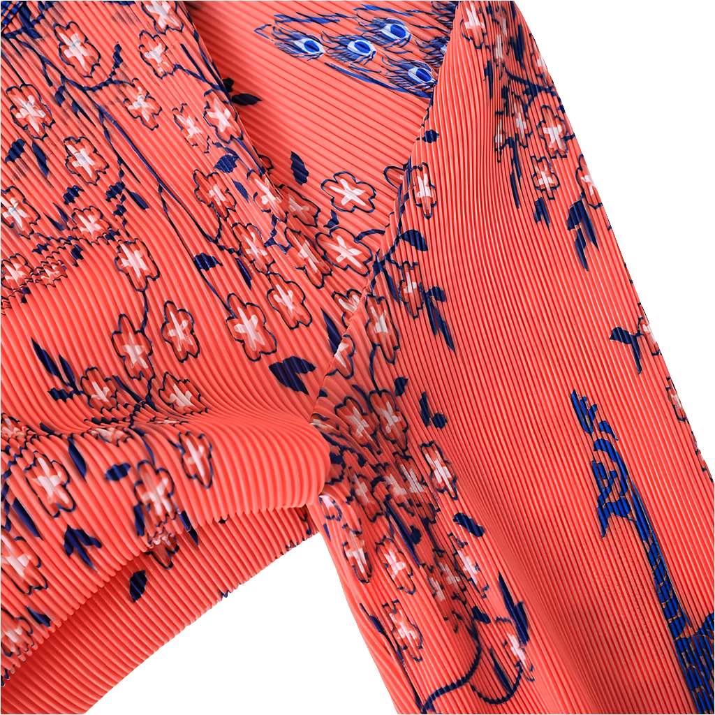 Abaya with appliqué