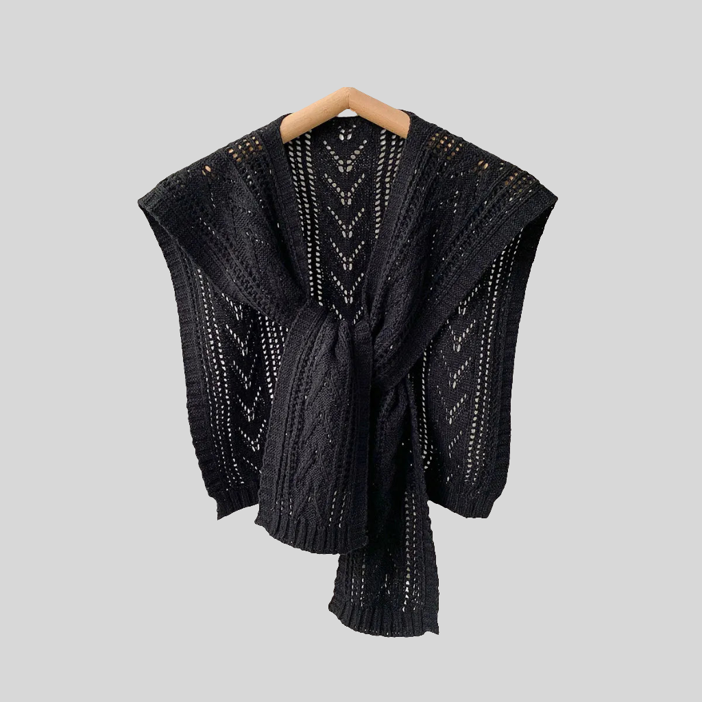 Knit shawl
