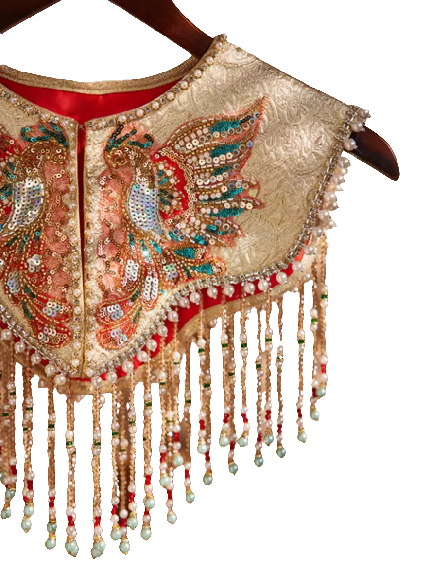 Decorative tassel collar