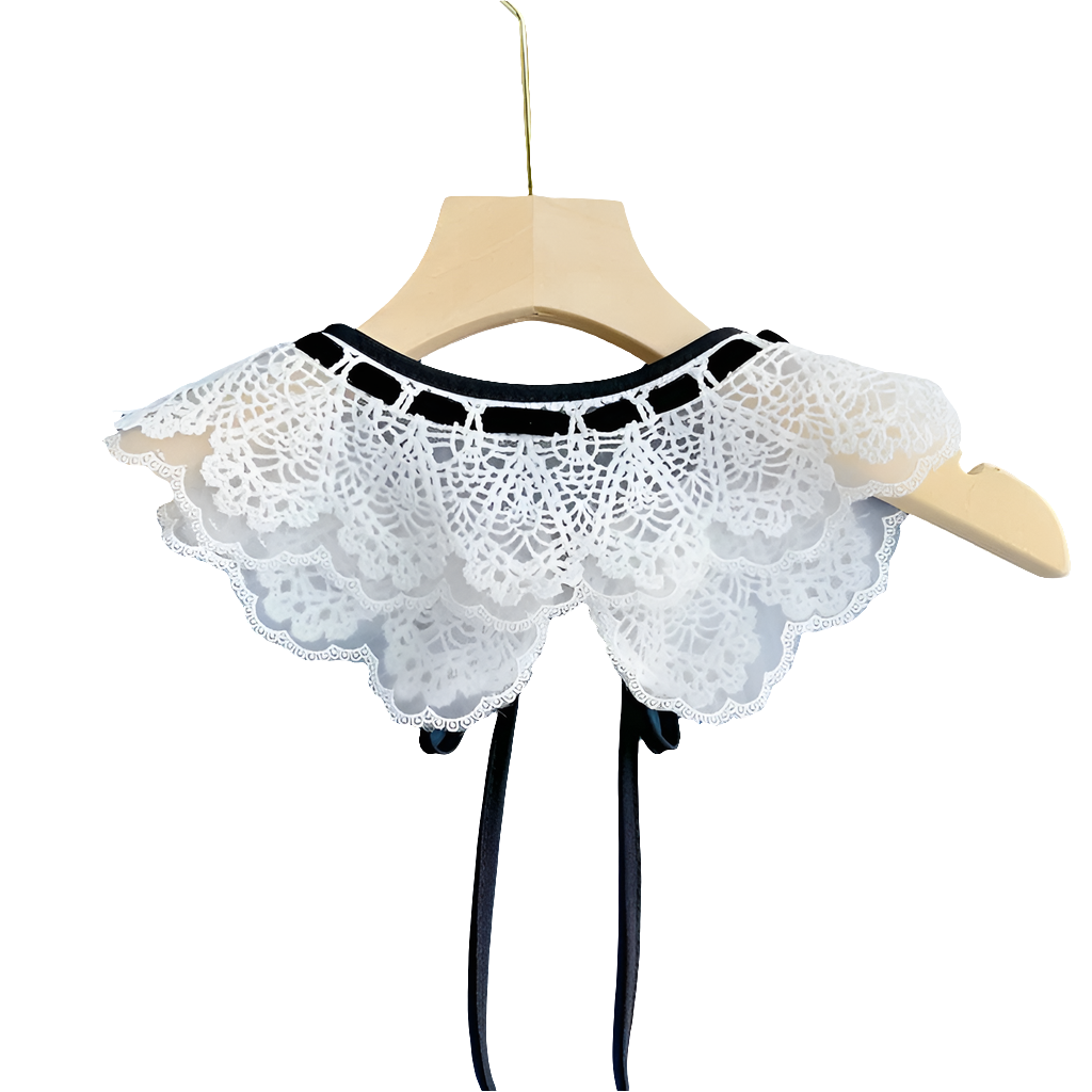 Detachable organza collar