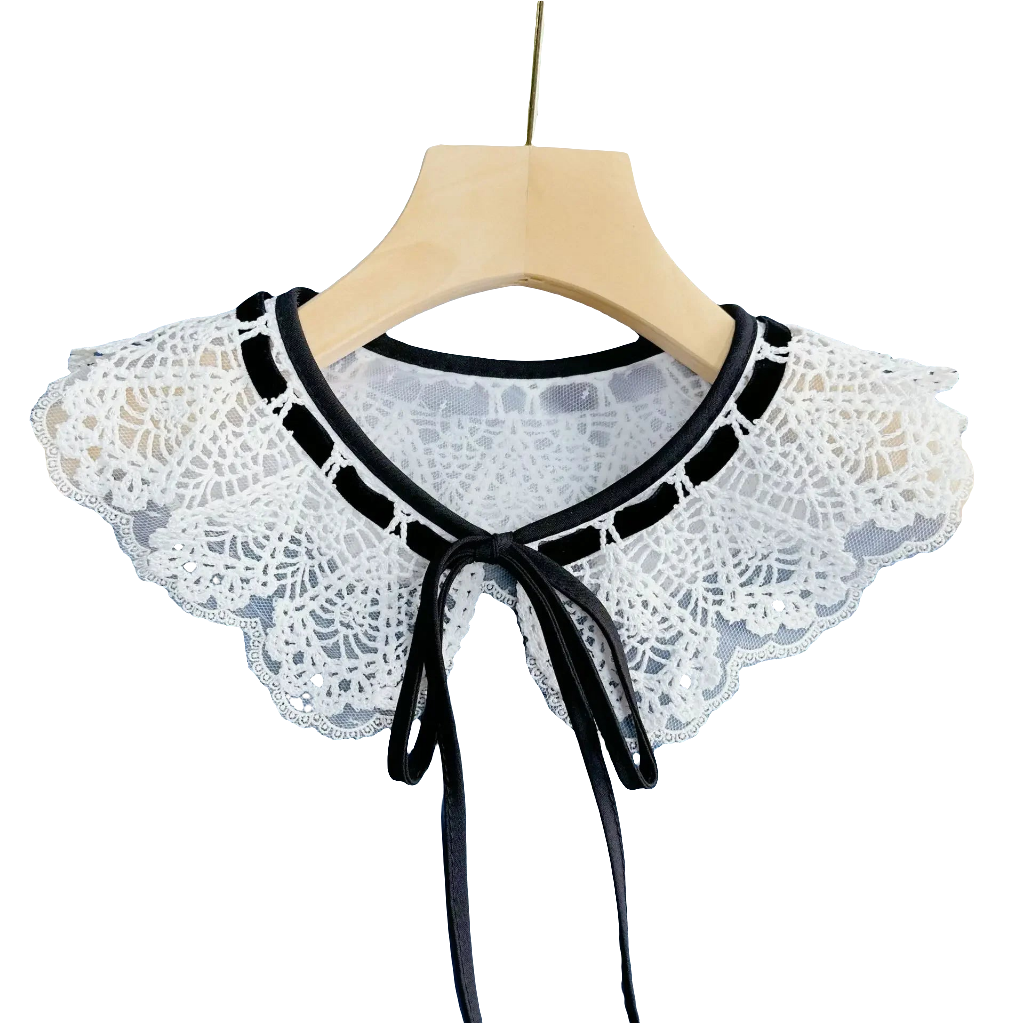 Detachable organza collar