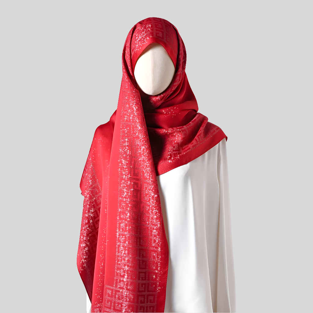 Elegant tatting shawl