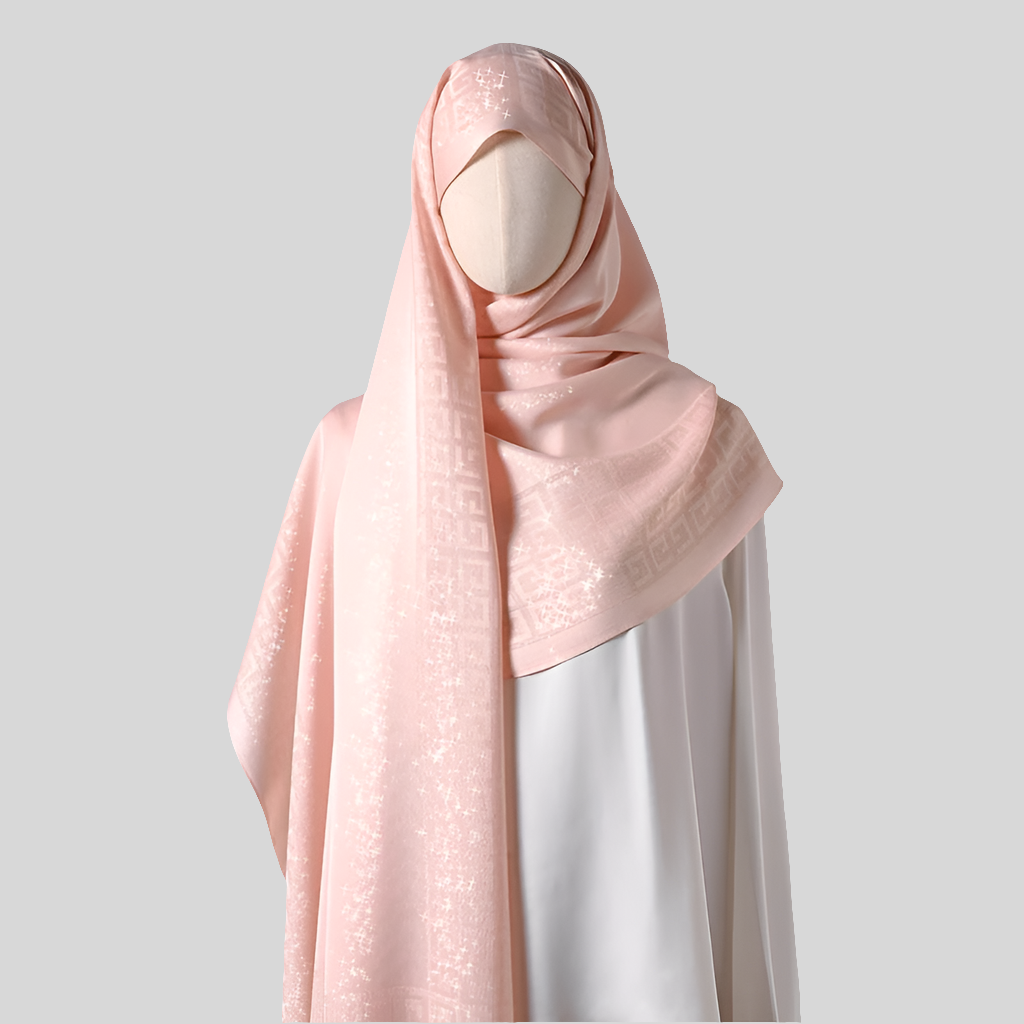 Elegant tatting shawl