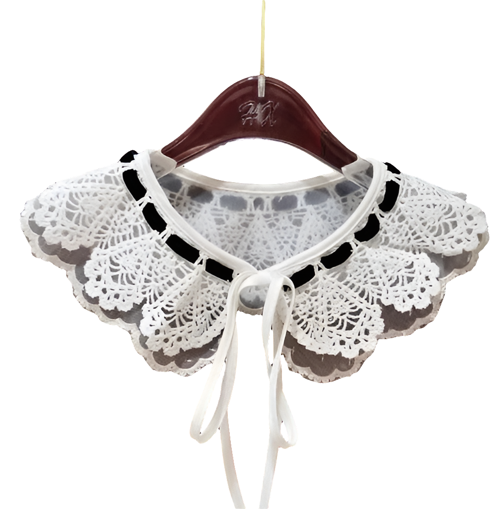 Detachable organza collar
