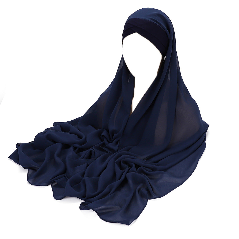 Instant chiffon hijab