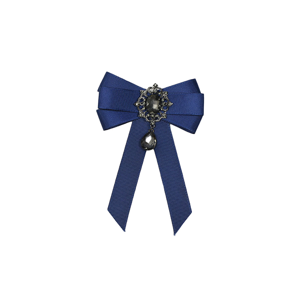 Vintage decorative bow tie brooch