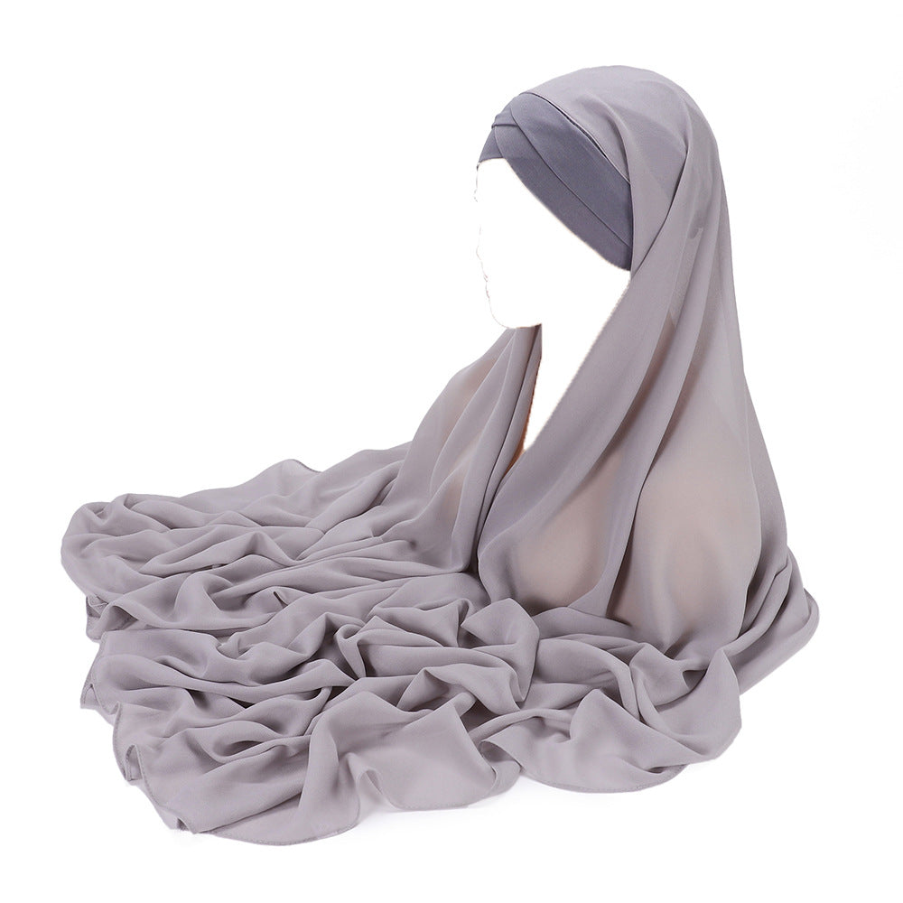 Instant chiffon hijab