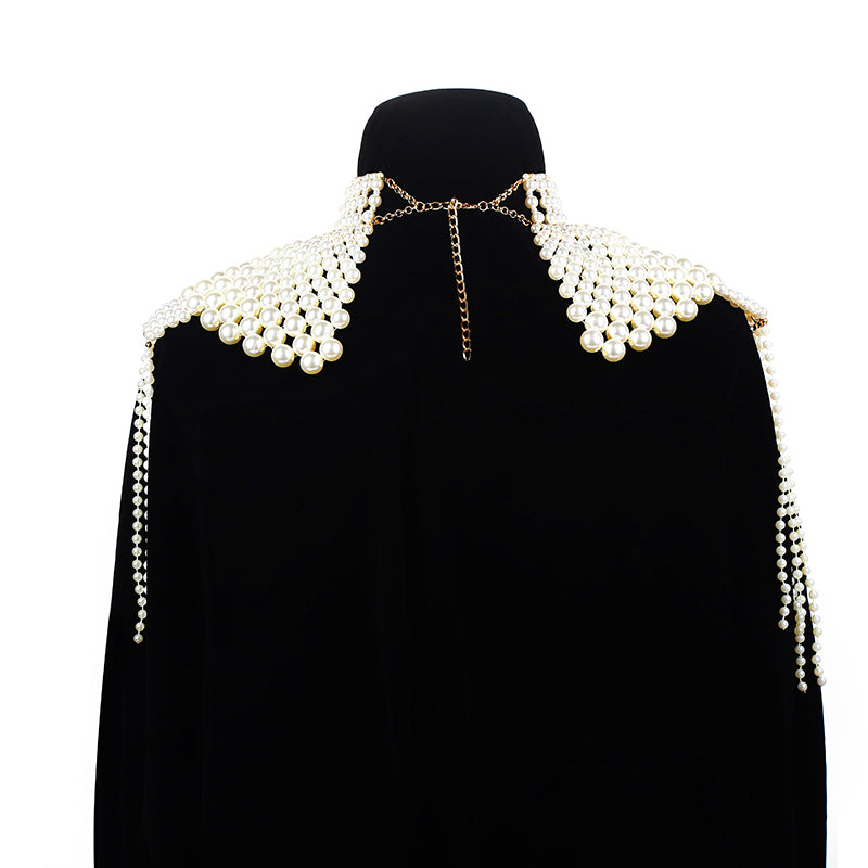 Pearl chain collar