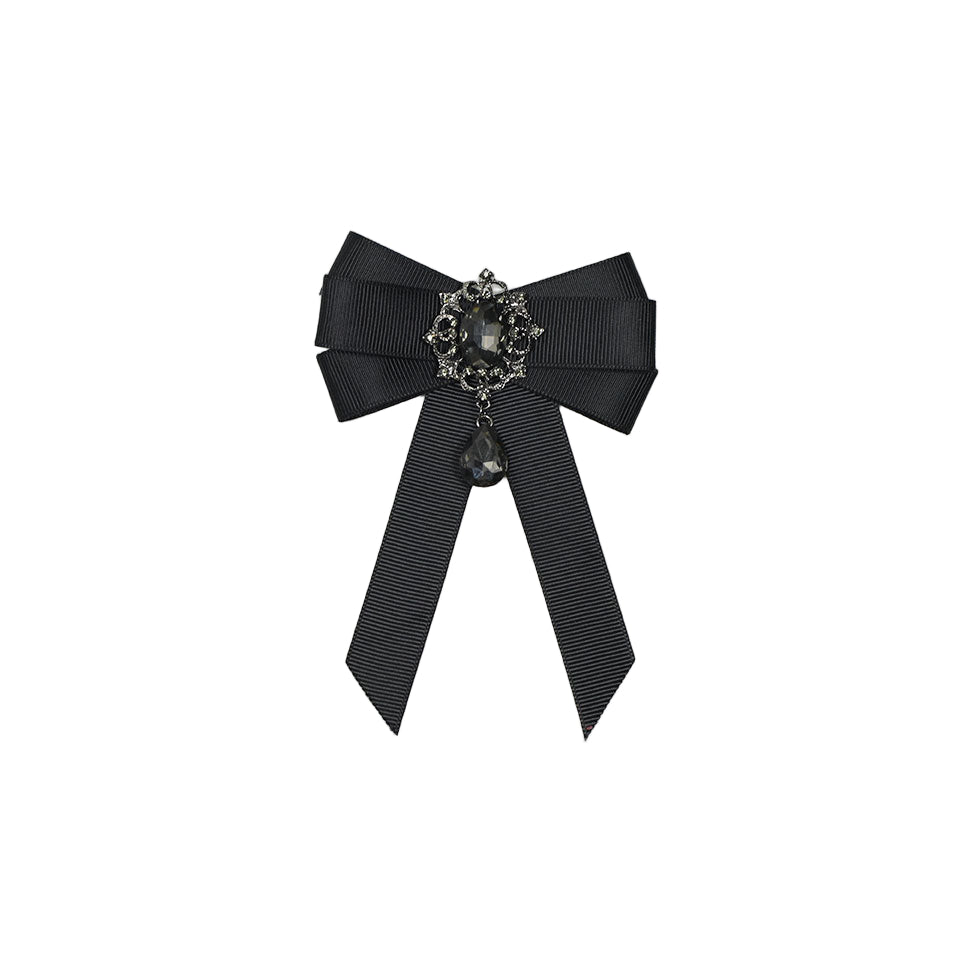 Vintage decorative bow tie brooch
