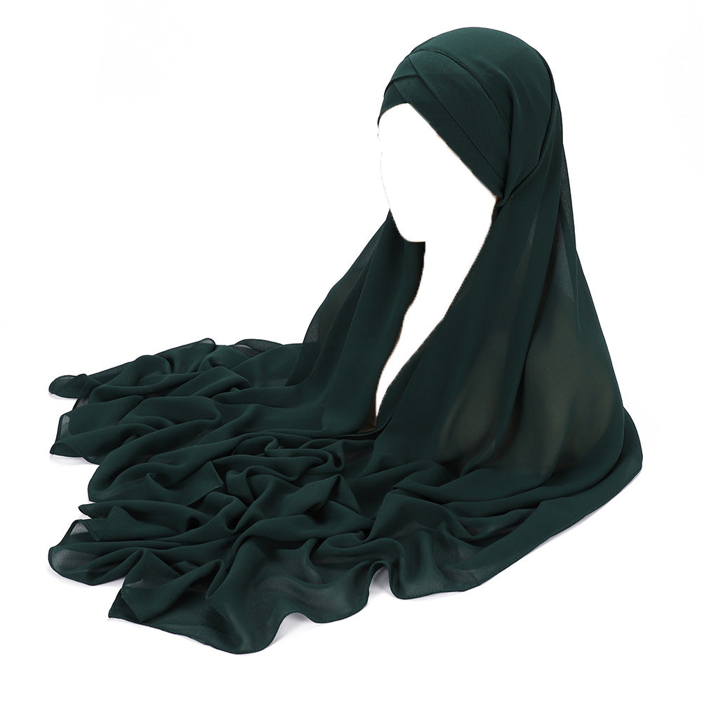 Instant chiffon hijab