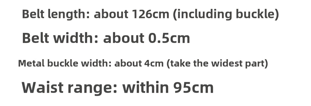 Minimalist thin PU leather belt